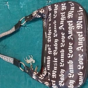 Lesportsac Black and White Hobo Bag